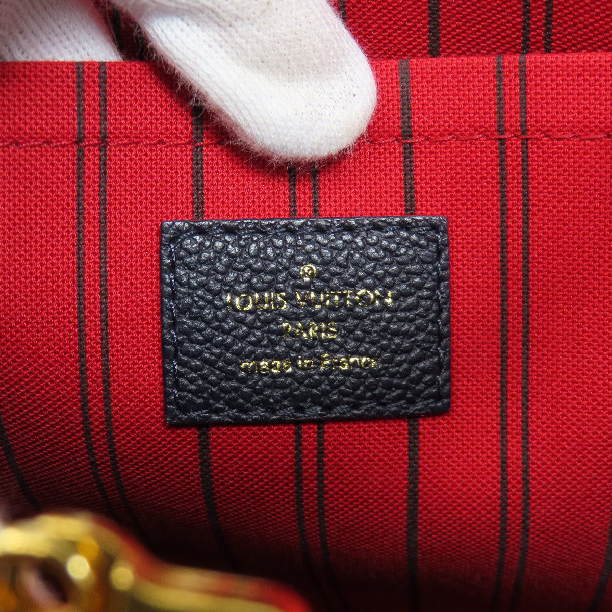 Louis Vuitton Handbag M42747 Ann Platt Navy Montaigne Bb