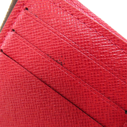 Louis Vuitton Bifold Wallet N41659 Damier Canvas Brown Portefeuille Victorine Women