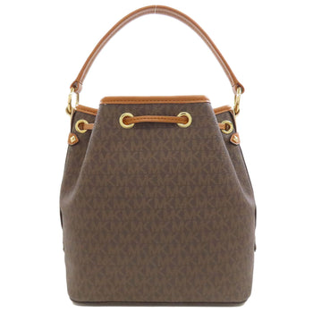 Michael Kors Handbag Pvc Brown Mk Signature 2Way