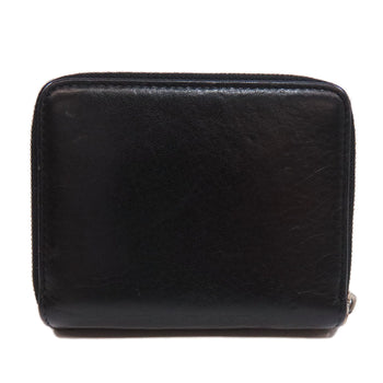 Balenciaga Bifold Wallet 551933 Leather Black Every Day Women(Unisex)