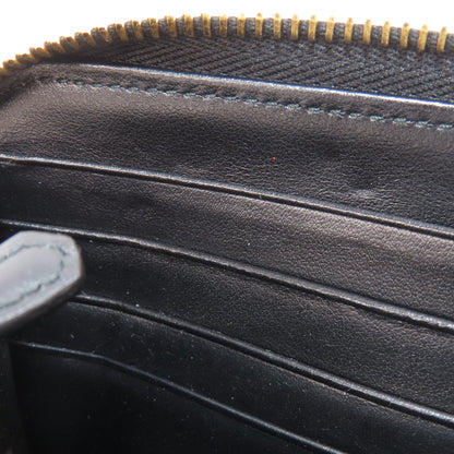Prada Long Wallet Purse Nylon Black Logometal Women