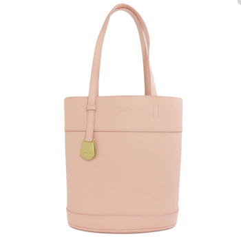 Salvatore Ferragamo Tote Bag 217533 Calf Leather Pink Logo Women