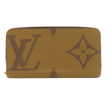 Louis Vuitton Long Wallet Purse M69353 Giant Monogram Canvas Brown Zippy Wallet Women