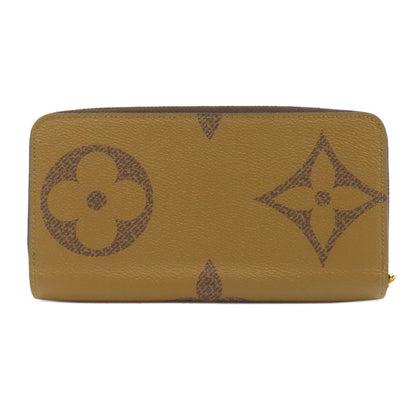 Louis Vuitton Long Wallet Purse M69353 Giant Monogram Canvas Brown Zippy Wallet Women