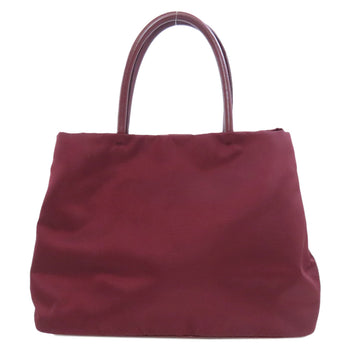 Prada Handbag 1Bg068 Nylon Red Ribbon Motif 2Way Women
