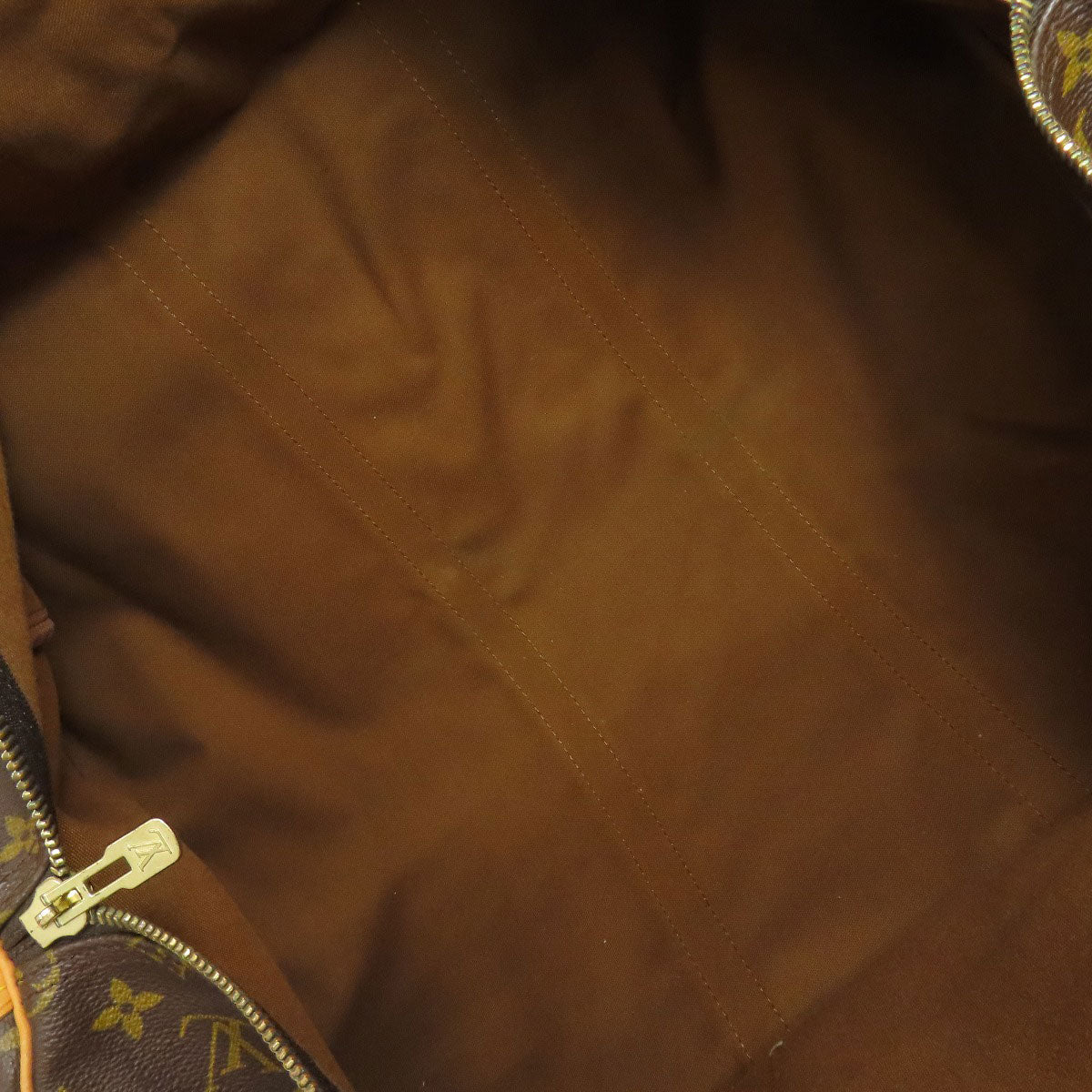 Louis Vuitton Boston Duffel Bag M41424 Monogram Canvas Brown Keepall 55 Mens(Unisex)