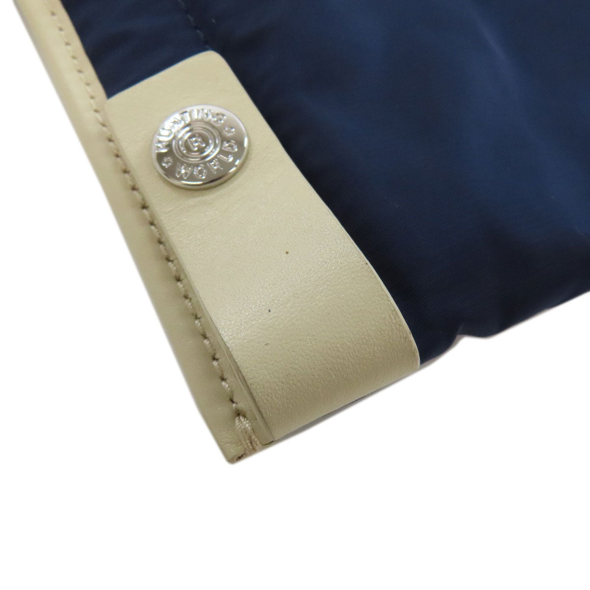 Hunting World Tote Bag Nylon Navy Logo Women