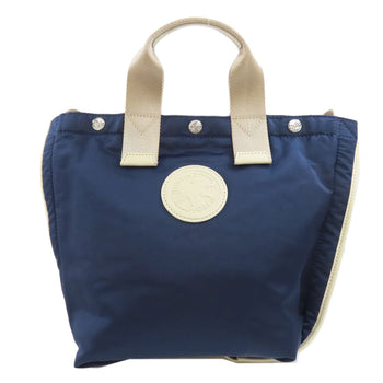 Hunting World Tote Bag Nylon Navy Logo Women