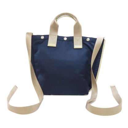 Hunting World Tote Bag Nylon Navy Logo Women