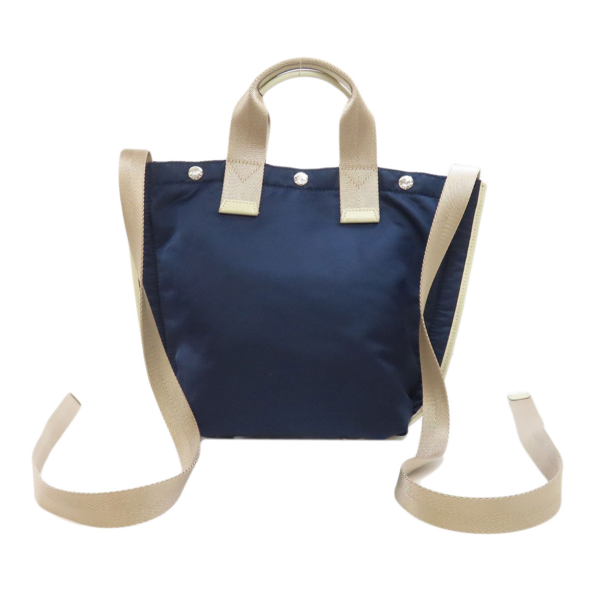 Hunting World Tote Bag Nylon Navy Logo Women