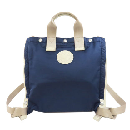 Hunting World Tote Bag Nylon Navy Logo Women
