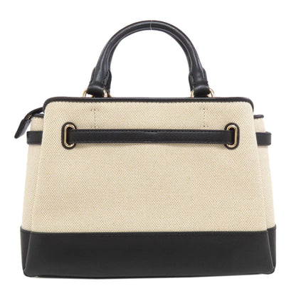 Michael Kors Handbag Canvas Black 2Way Women