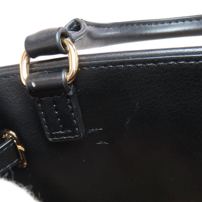 Michael Kors Handbag Canvas Black 2Way Women