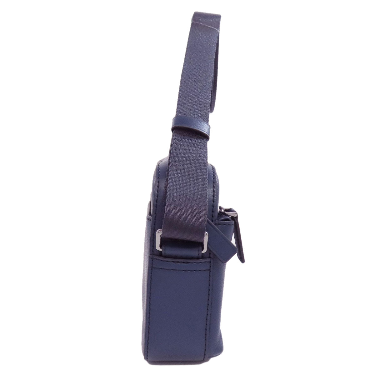 Michael Kors Shoulder Bag Leather Navy Logo Women