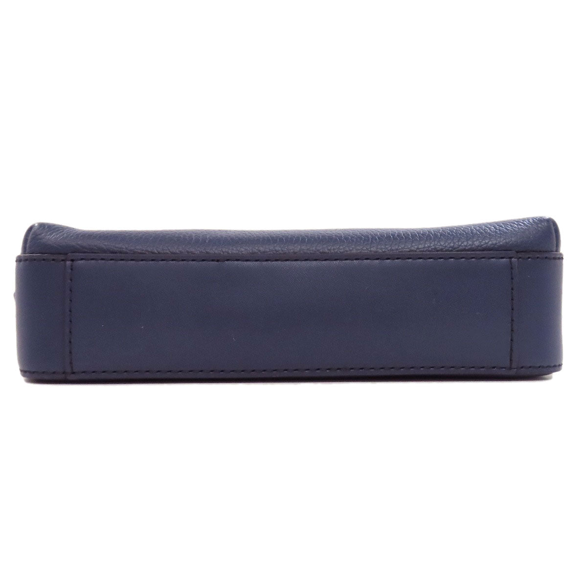 Michael Kors Shoulder Bag Leather Navy Logo Women
