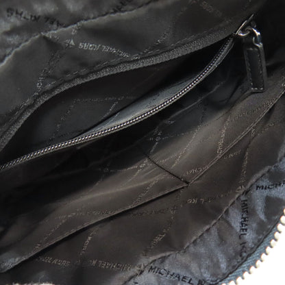 Michael Kors Shoulder Bag Leather Navy Logo Women