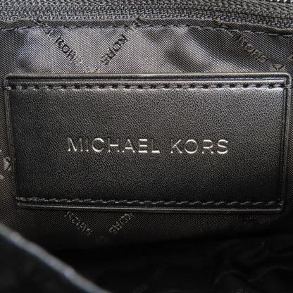 Michael Kors Shoulder Bag Leather Navy Logo Women