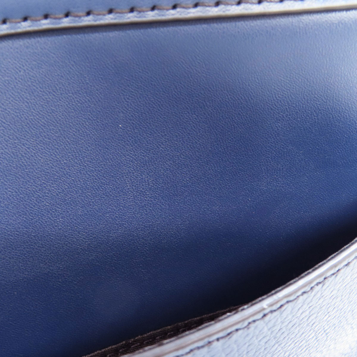 Michael Kors Shoulder Bag Leather Navy Logo Women