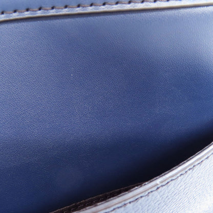 Michael Kors Shoulder Bag Leather Navy Logo Women