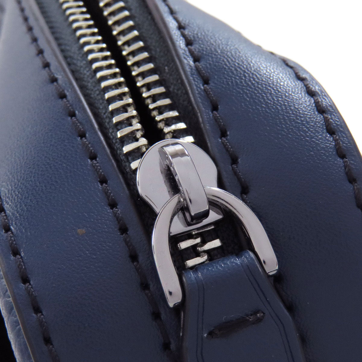 Michael Kors Shoulder Bag Leather Navy Logo Women