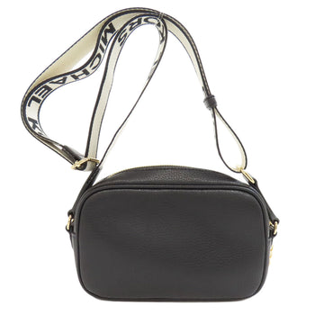 Michael Kors Shoulder Bag Leather Black Logo Women