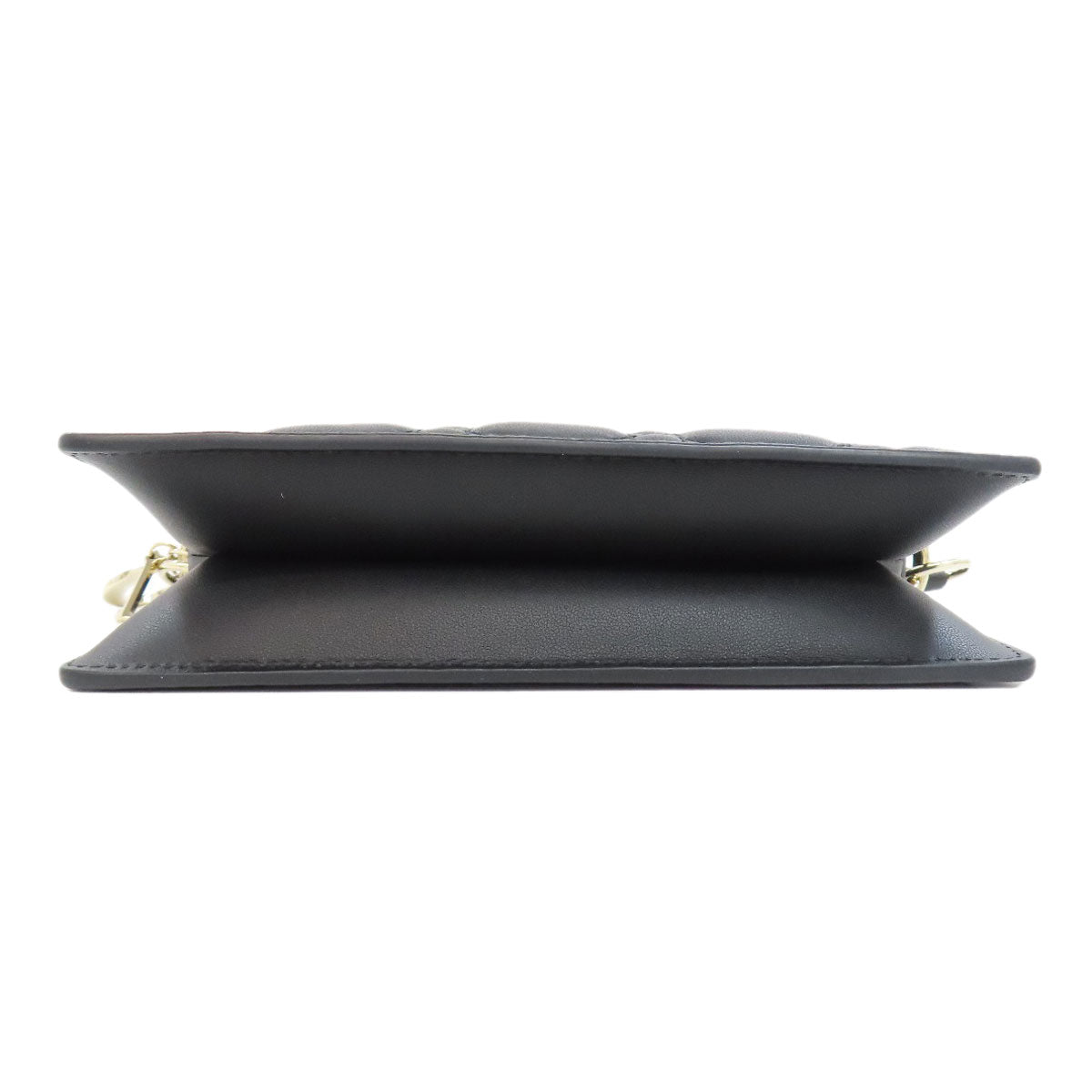 Christian Dior Handbag Calfskin Black Lady Dior Millie 2Way Women