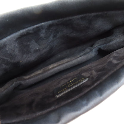 Christian Dior Handbag Calfskin Black Lady Dior Millie 2Way Women