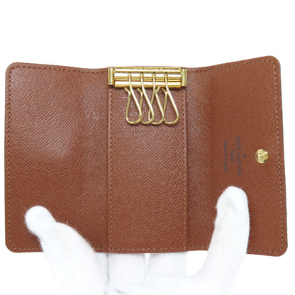 Louis Vuitton Key Case Key Holder M62631 Monogram Canvas Brown Multicles Women(Unisex)