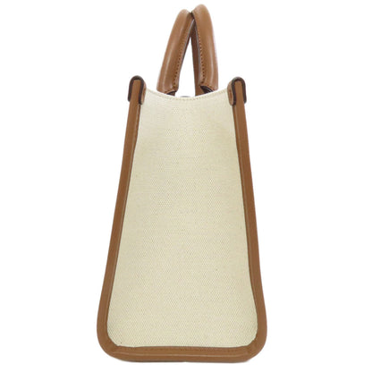 Jimmy Choo Handbag Canvas White 2Way Women