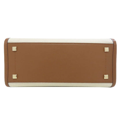 Jimmy Choo Handbag Canvas White 2Way Women