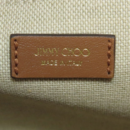 Jimmy Choo Handbag Canvas White 2Way Women