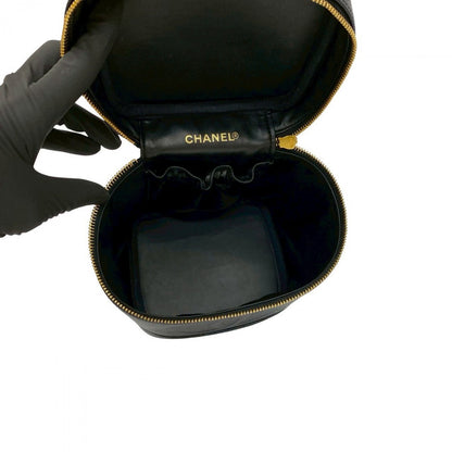 Chanel Handbag Matt Caviar Skin Black