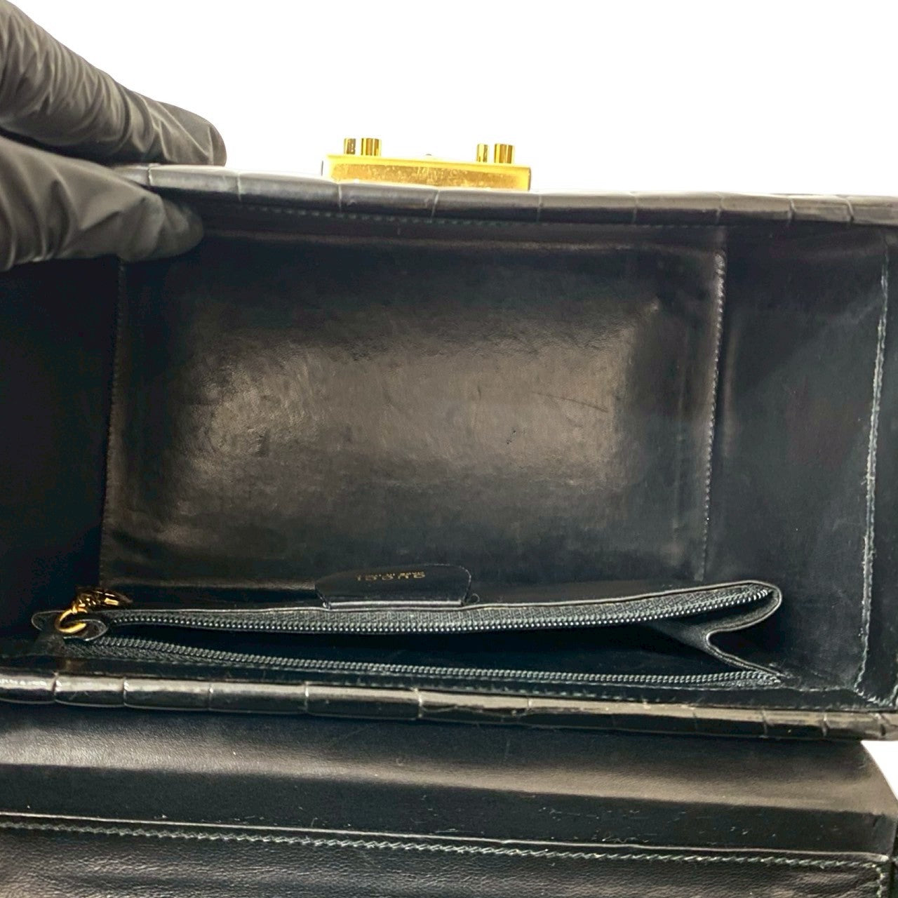 Gucci Handbag Leather Black Ready Lock