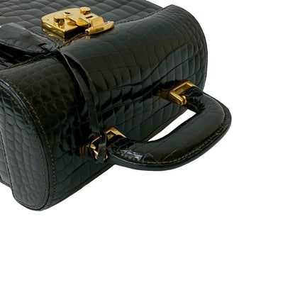 Gucci Handbag Leather Black Ready Lock