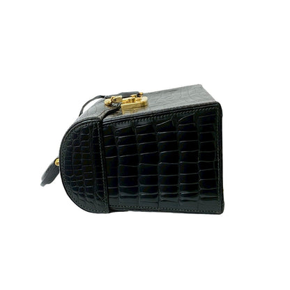 Gucci Handbag Leather Black Ready Lock