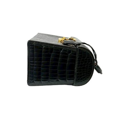 Gucci Handbag Leather Black Ready Lock