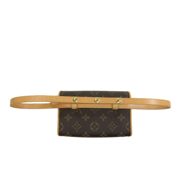 Louis Vuitton Hip Bag M51855 Monogram Canvas Brown Pochette Florentine Women