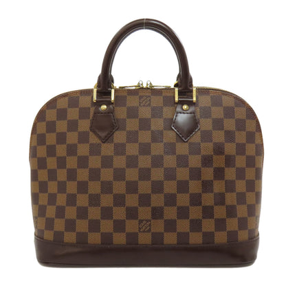 Louis Vuitton Handbag N51131 Damier Canvas Brown Alma Pm Women