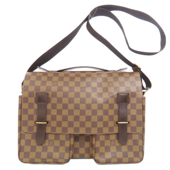 Louis Vuitton Handbag N42270 Damier Canvas Brown Broadway Women