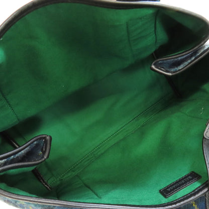 Balenciaga Handbag 339933 Wool Green Navy Kabas S Women