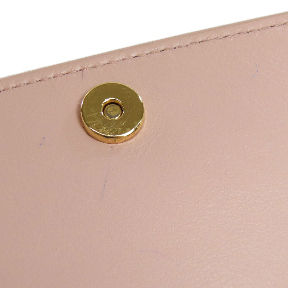 Bvlgari Long Wallet Purse Leather Pink Logo Mania Women