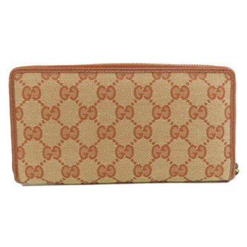 Gucci Long Wallet Purse 547791 Canvas Brown Ny Yankees Collaboration Gg Women