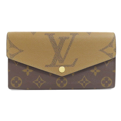 Louis Vuitton Long Wallet Purse M80726 Monogram Giant Brown Portefeuille Sara Women