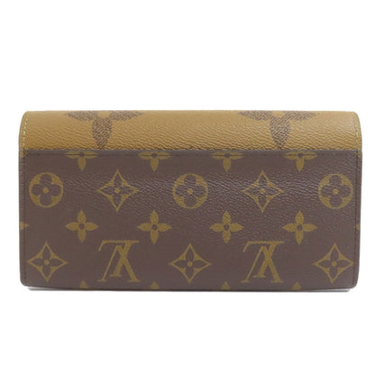 Louis Vuitton Long Wallet Purse M80726 Monogram Giant Brown Portefeuille Sara Women