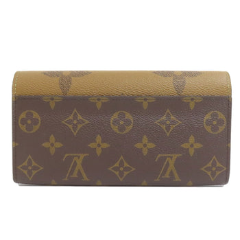 Louis Vuitton Long Wallet Purse M80726 Monogram Giant Brown Portefeuille Sara Women