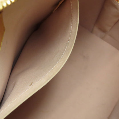 Louis Vuitton Handbag M91610 Vernis Yellow Alma Mm Women