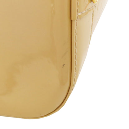 Louis Vuitton Handbag M91610 Vernis Yellow Alma Mm Women