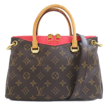 Louis Vuitton Handbag M41734 Monogram Canvas Brown Palas Bb Women