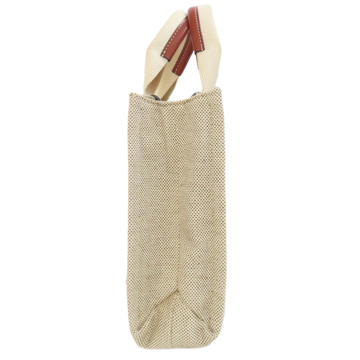 Chloe Handbag Linen, Leather Brown Woody Small Women