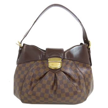 Louis Vuitton Shoulder Bag N41541 Damier Canvas Brown Sistina Mm Women